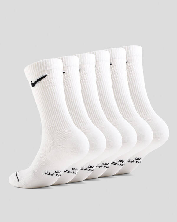 Everyday Elevated Crew Socks 6 Pack