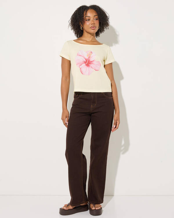 Connie Off Shoulder Tee