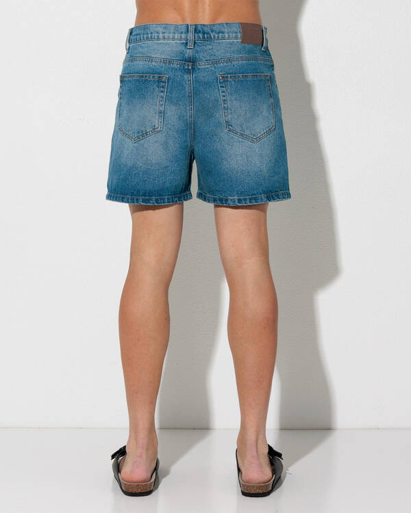Stride Denim Shorts