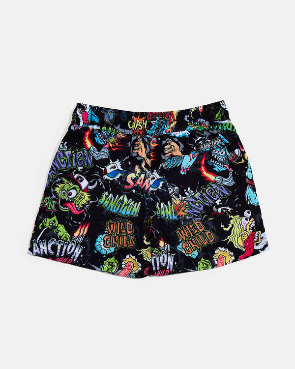 Blare Elastic Waist Shorts