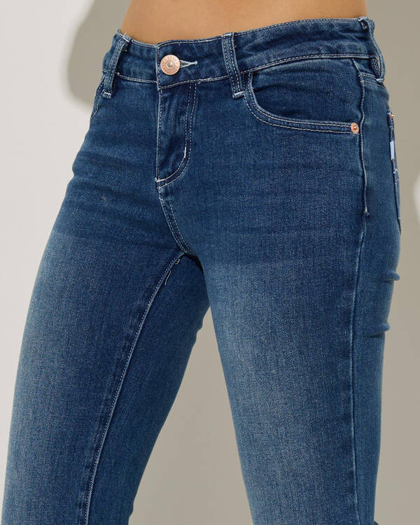 Crush Low Waist Flare Jeans