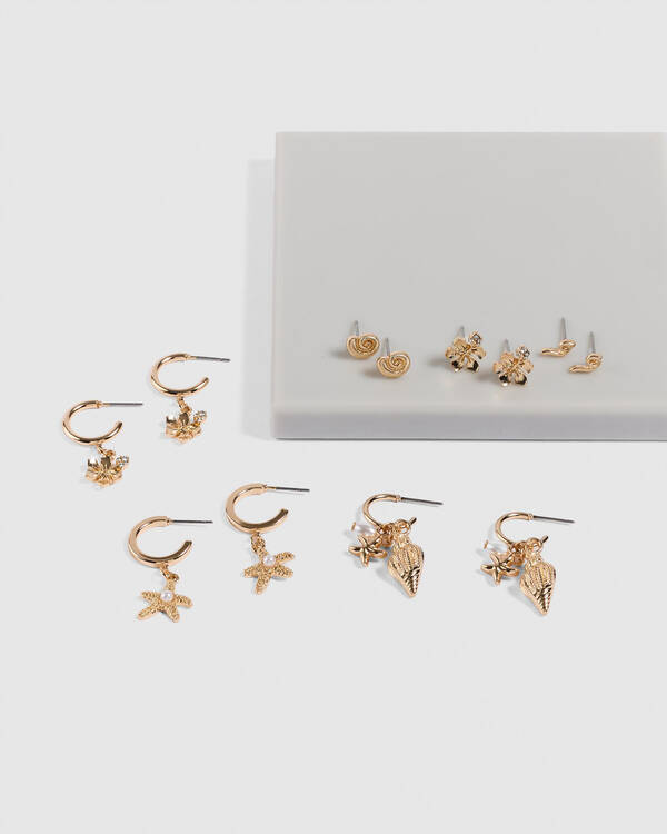 Leia Hibiscus Earring Pack