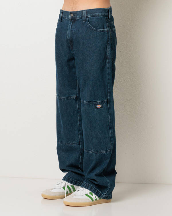 Double Knee Denim Pants
