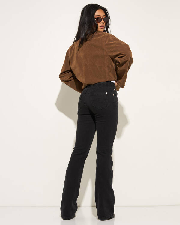 Crush Low Waist Flare Jeans
