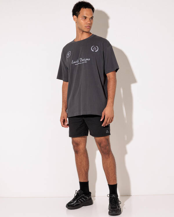 Dual Motion Elastic Waist Shorts