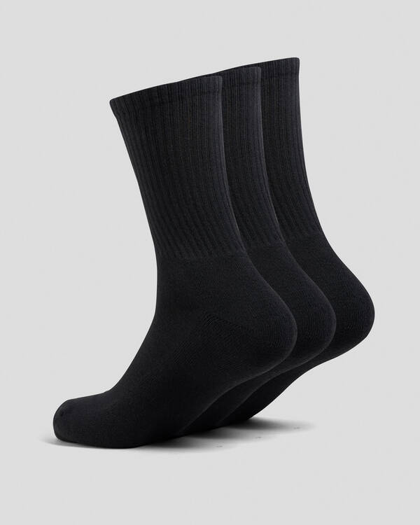 Oval Crew Sock 3 Pack