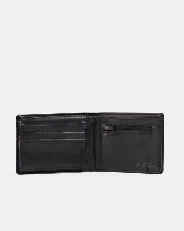 Script Faux Leather Wallet