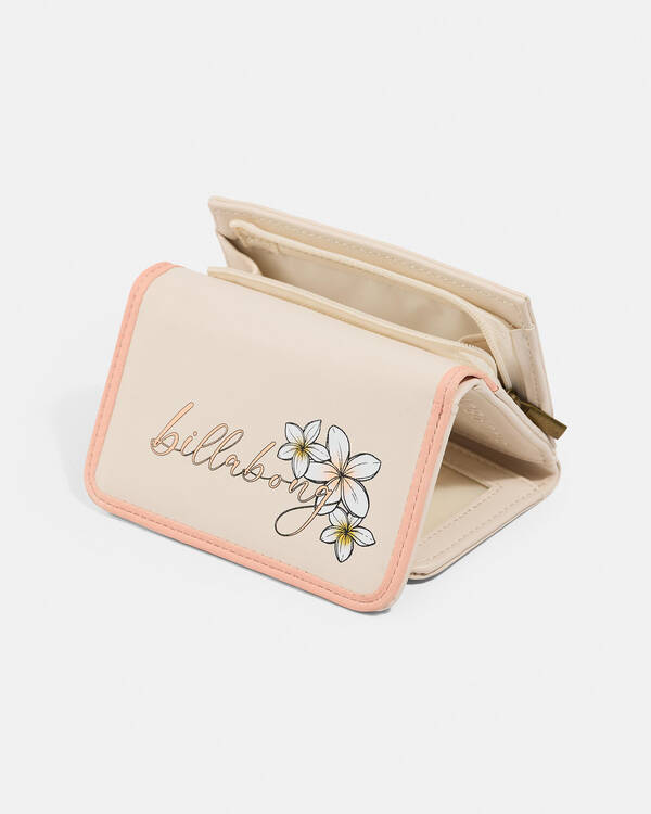 Hibiscus Haze Trifold Wallet
