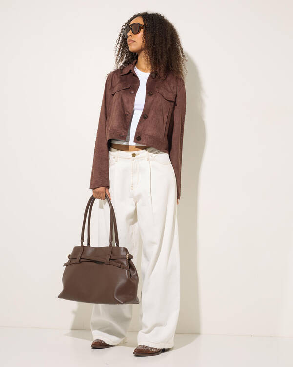 Splendor Faux Suede Jacket
