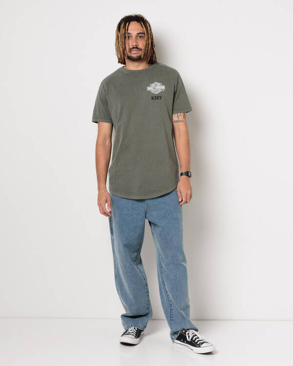 Harley-Davidson Michigan Duel Curved T-Shirt