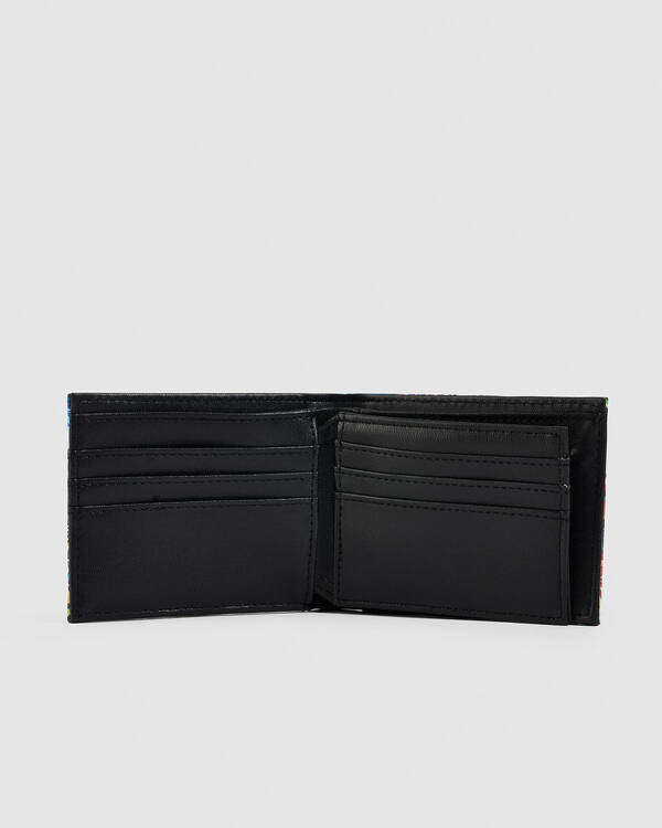 Spray Faux Leather Wallet