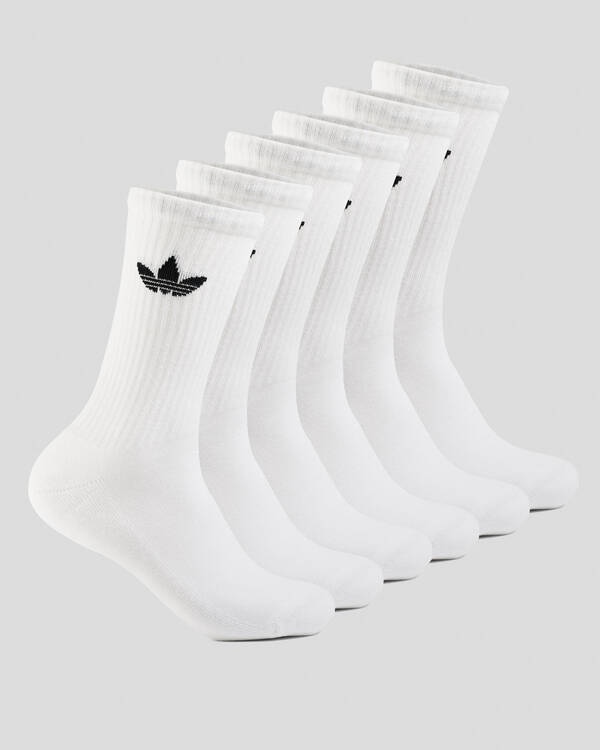 Trefoil Crew Socks 6 Pack