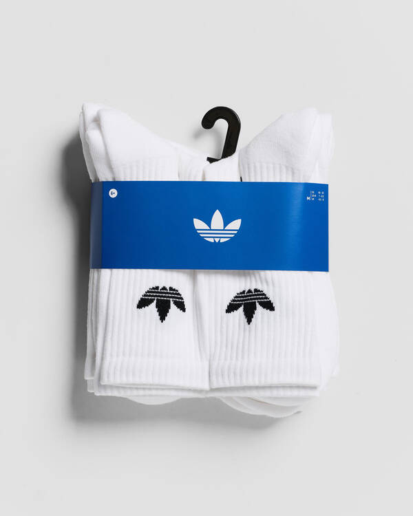 Trefoil Crew Socks 6 Pack