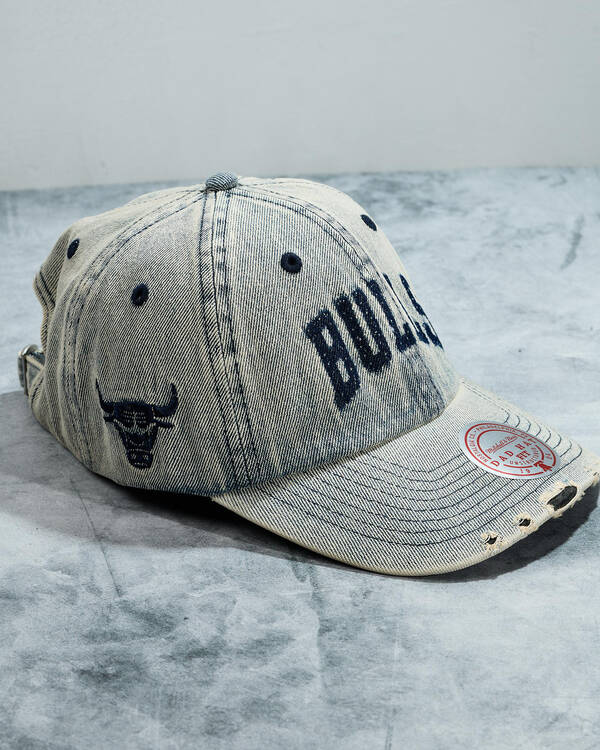 Chicago Bulls Acid Wash Dad Cap