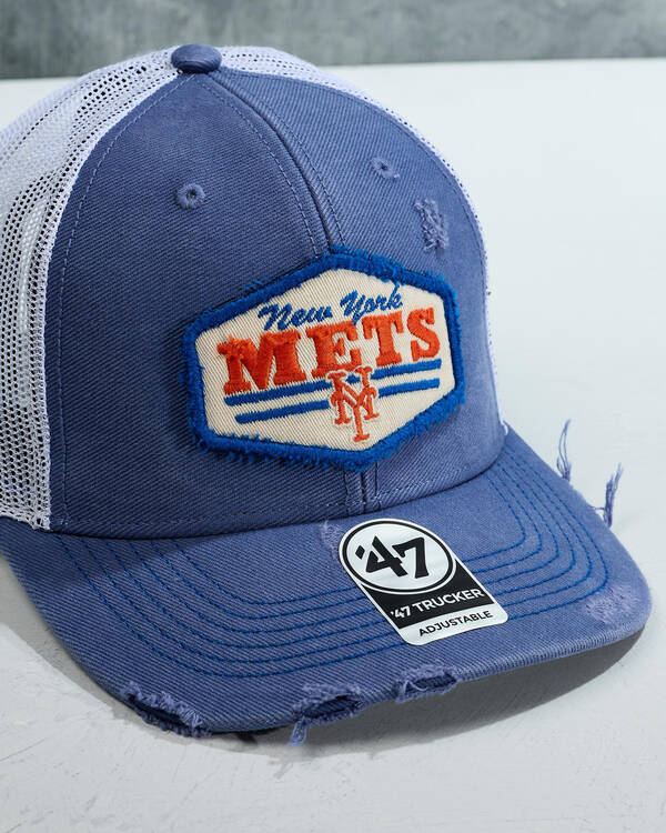New York Mets Well Worn Hitch Trucker Cap