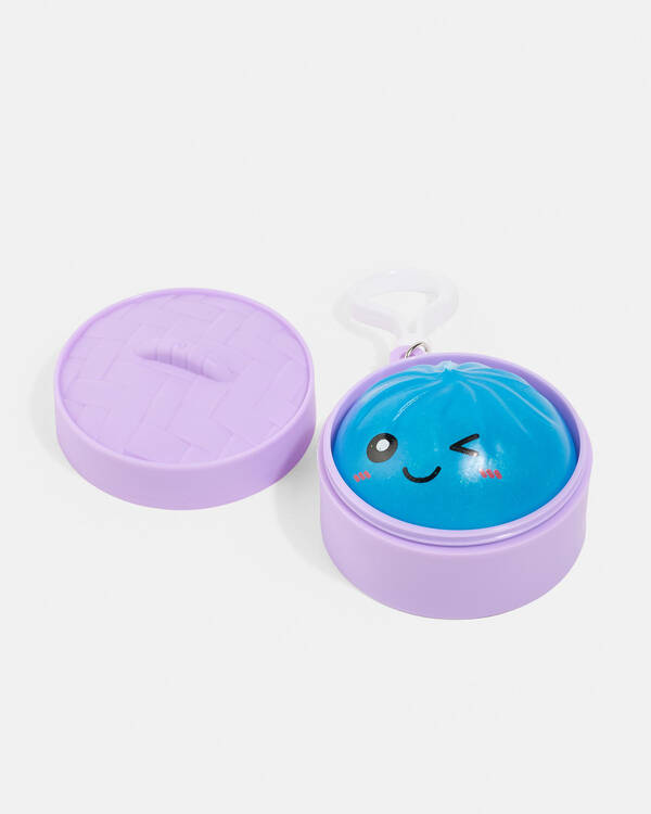 Dumpling Squishy Fidget Bag Charm