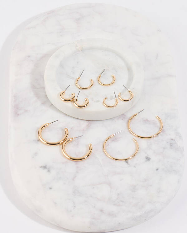 Greta Hoop Earring Pack