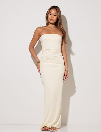 Woman wearing a dress