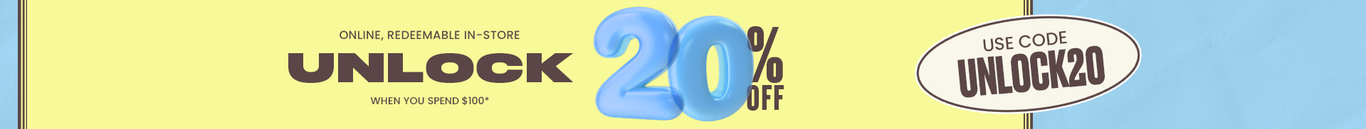 Shop Womens UNLOCK20