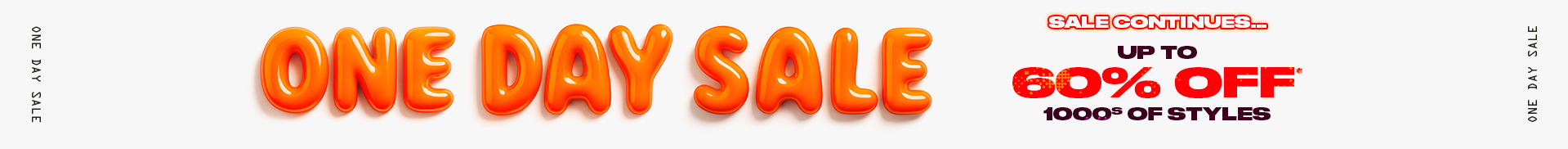 One Day Sale Banner