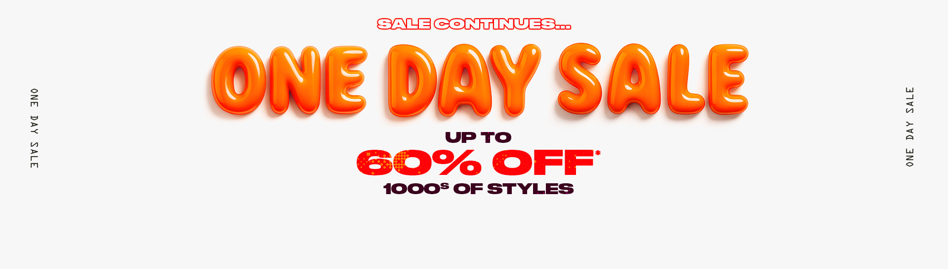 One Day Sale Banner