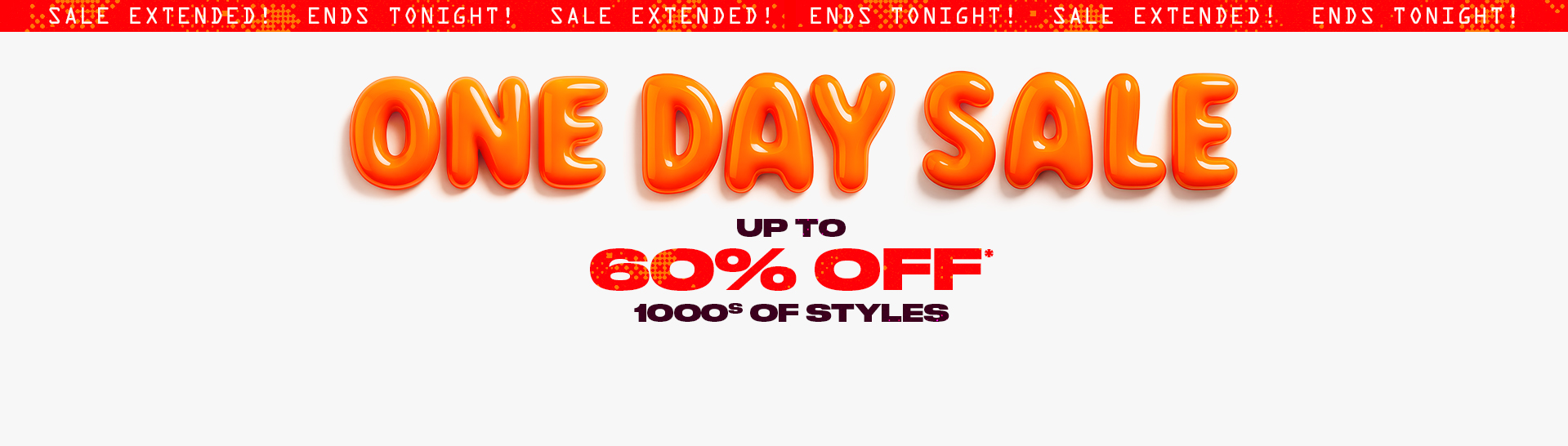 One Day Sale Banner