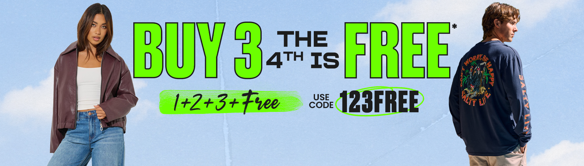 BUY3GET1 Offer On Now!