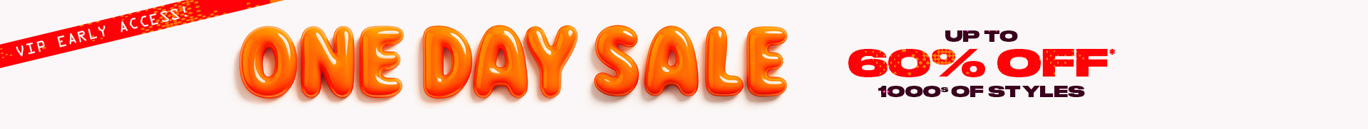 One Day Sale Banner
