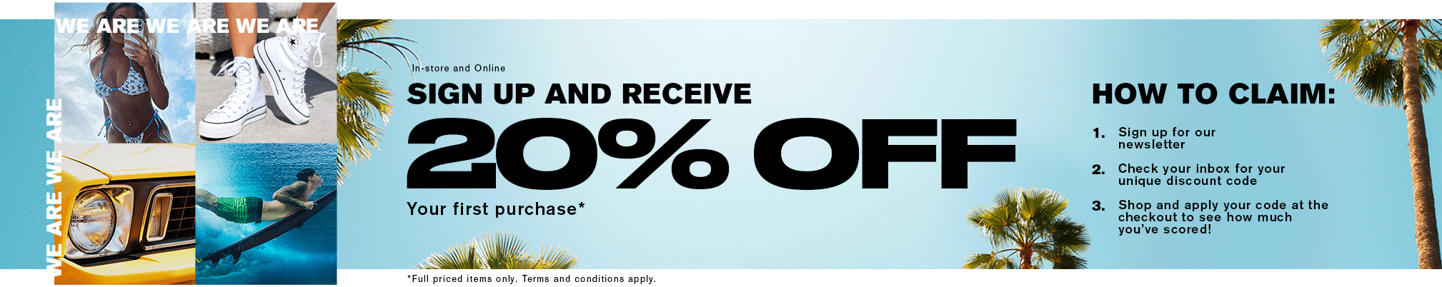 Get 20 Percent Off