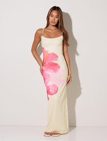 Woman wearing a dress