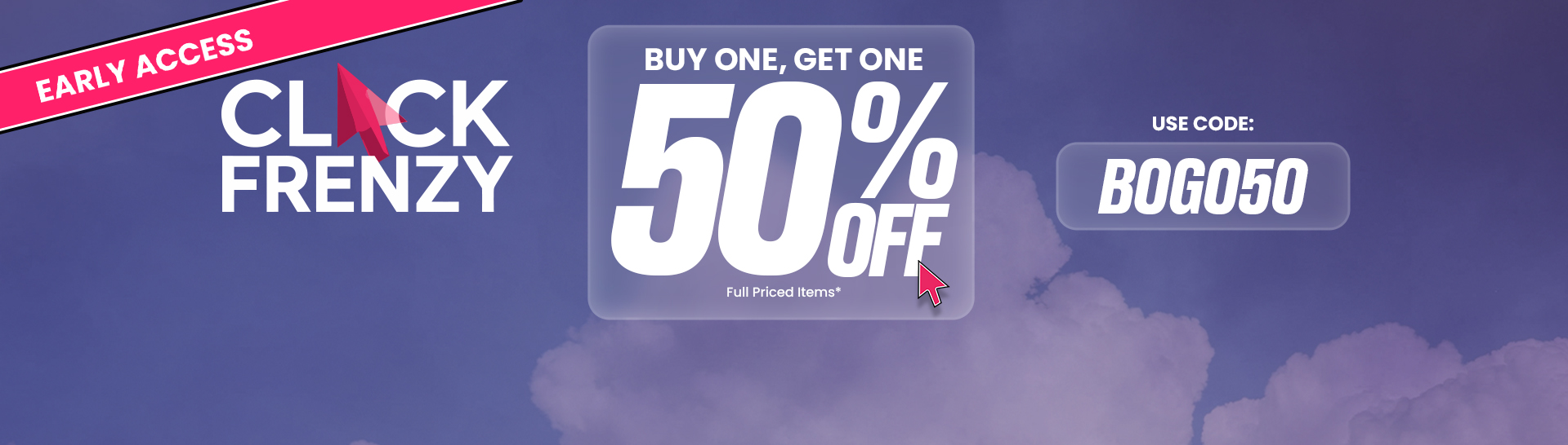 Click Frenzy On Now!