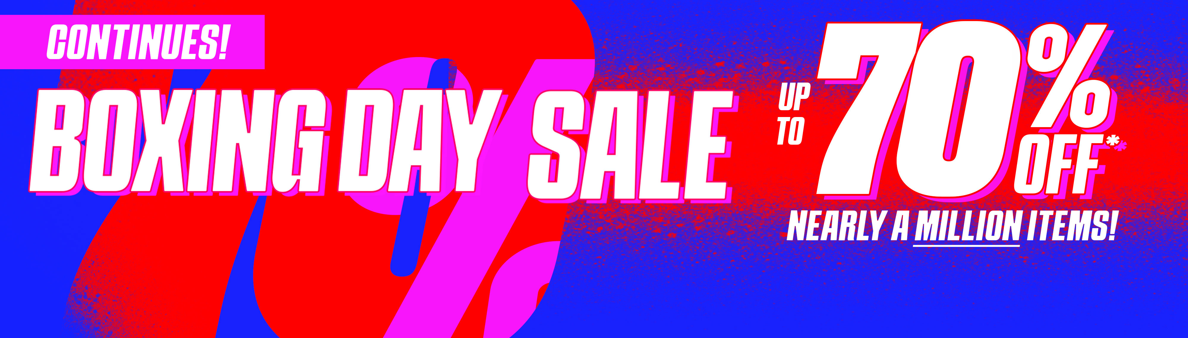 BOXING DAY CONTINUES