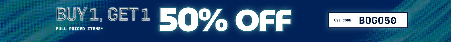 BOGO50 SALE