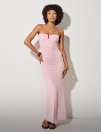 Woman wearing a dress