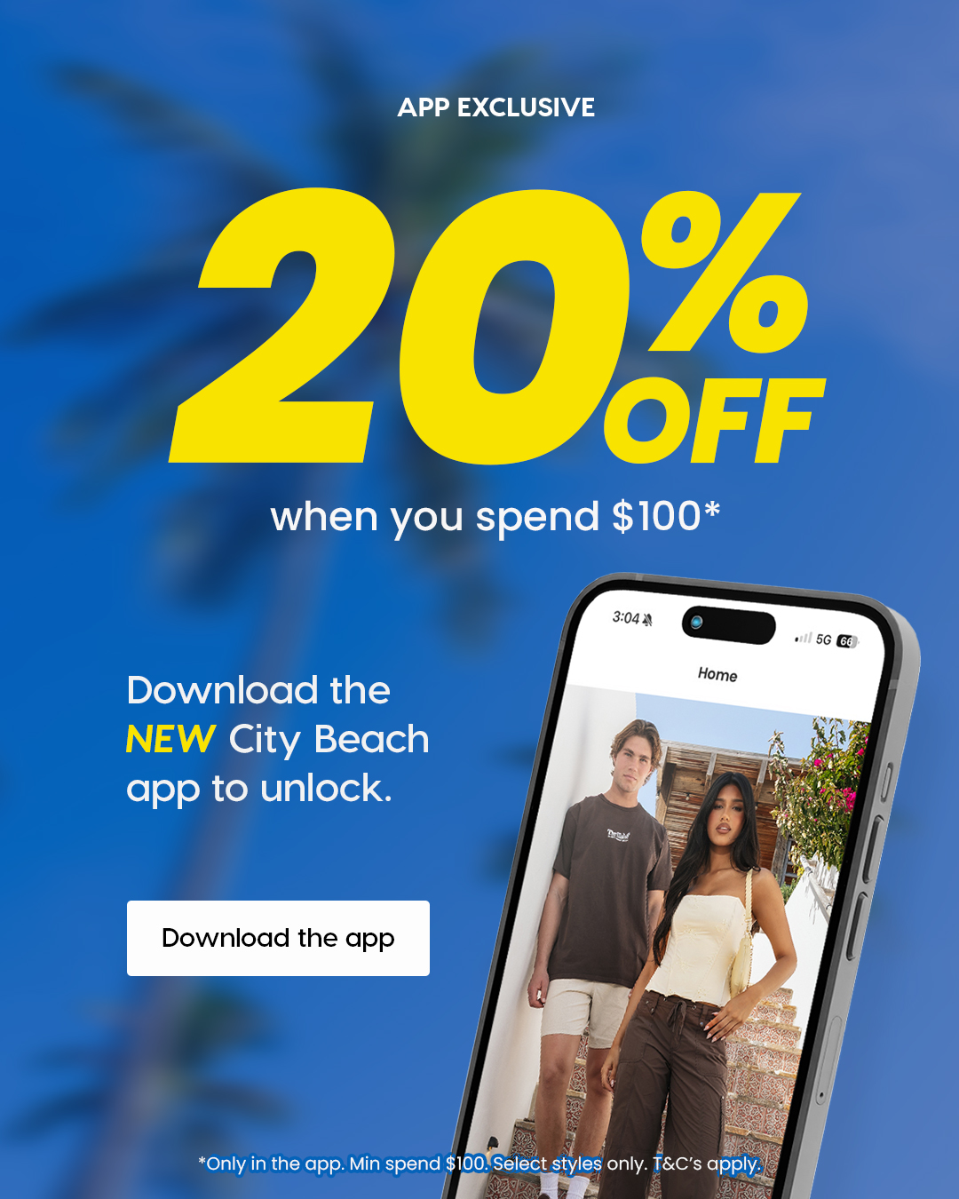 Download the City Beach App