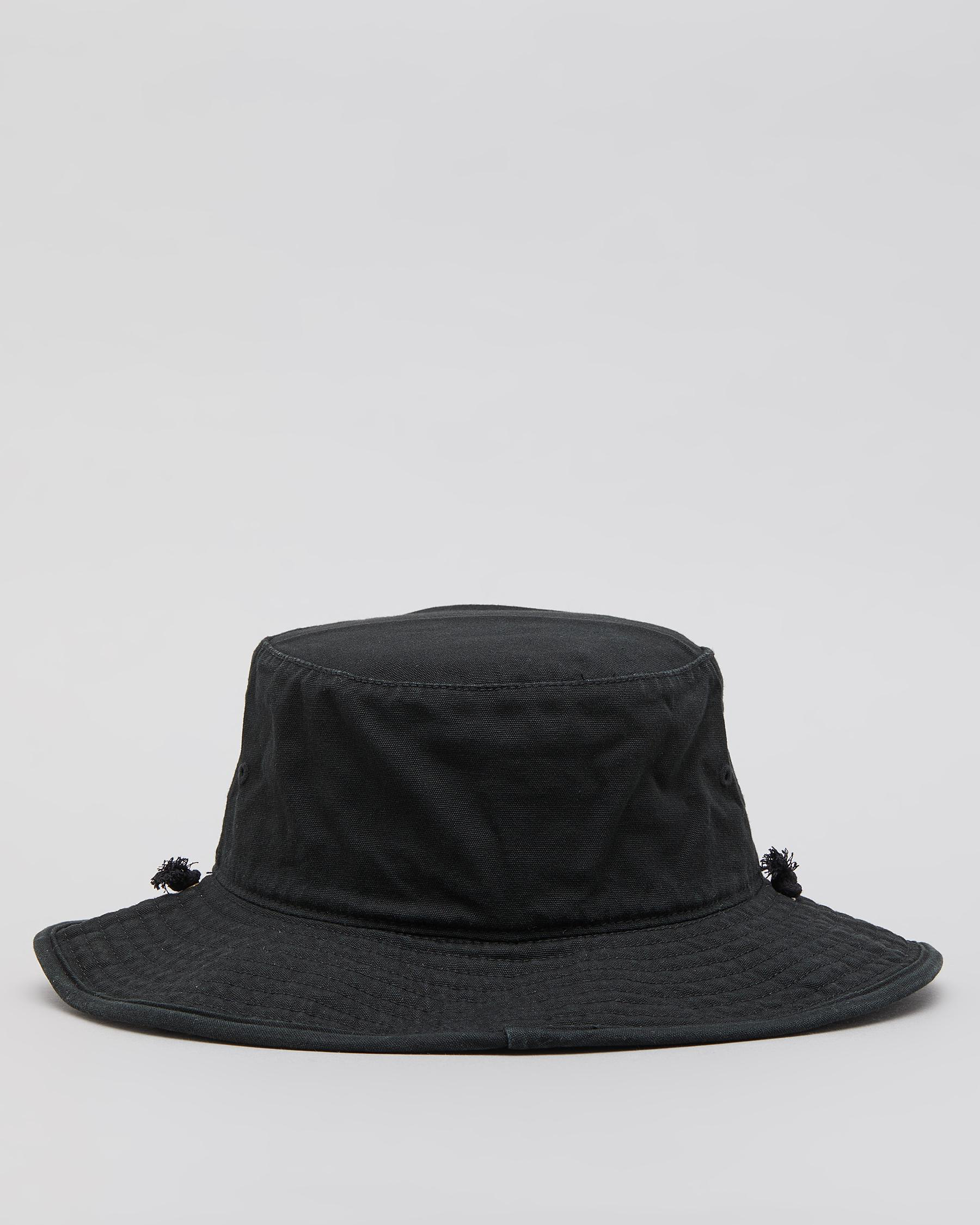 American Needle Arizona Wide Brim Bucket Hat In Black - Fast Shipping ...
