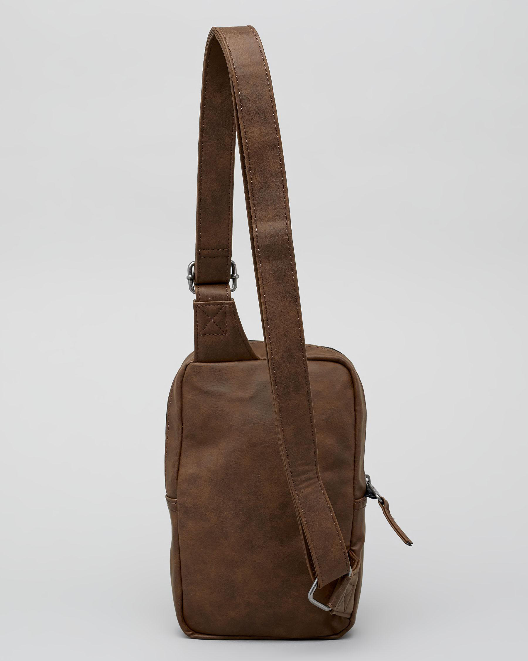 Rip Curl Leazard Crossbody Bag In Brown Fast Shipping & Easy Returns