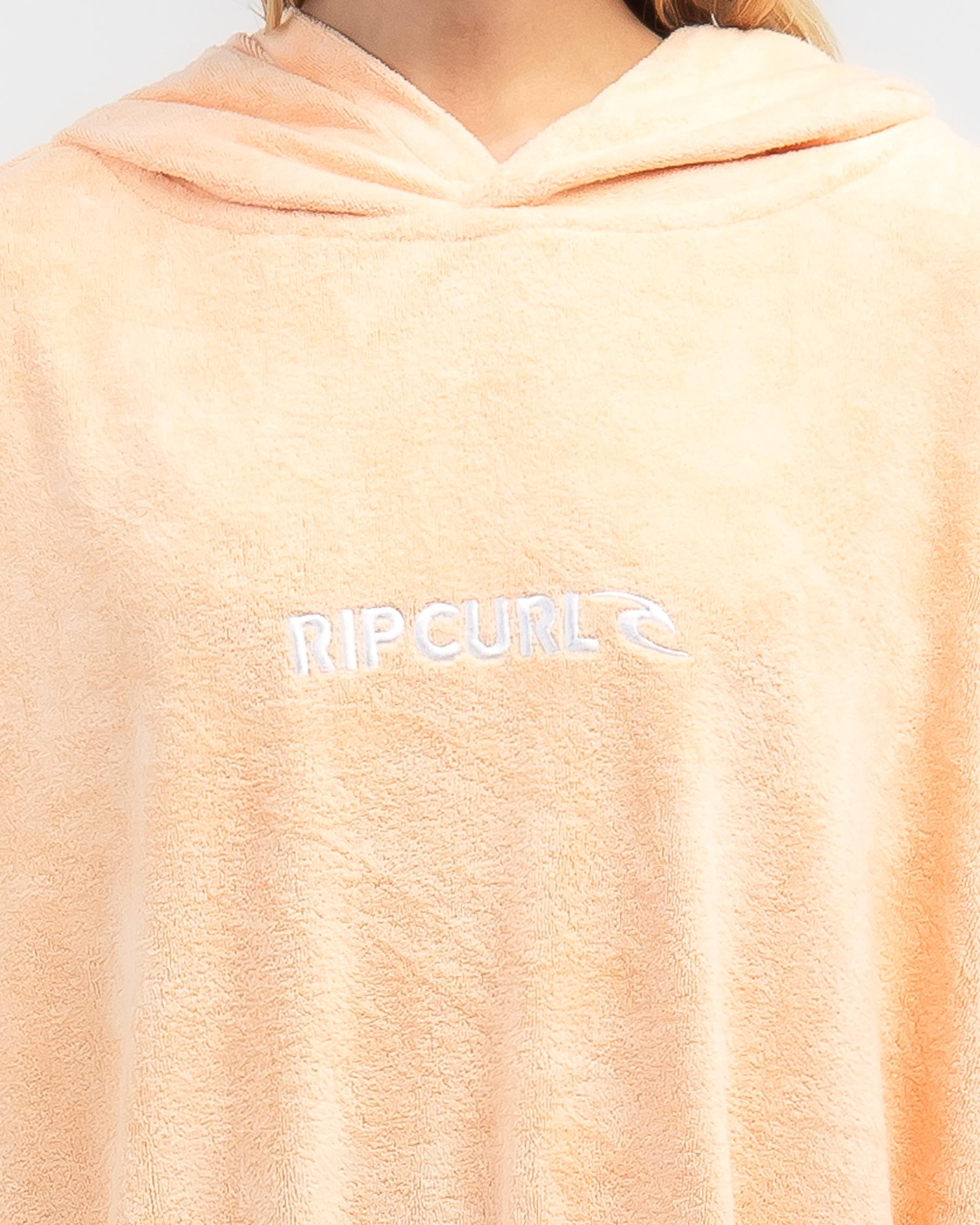 Shop Rip Curl Classic Surf Hooded Towel In Peach Fast Shipping & Easy Returns City Beach