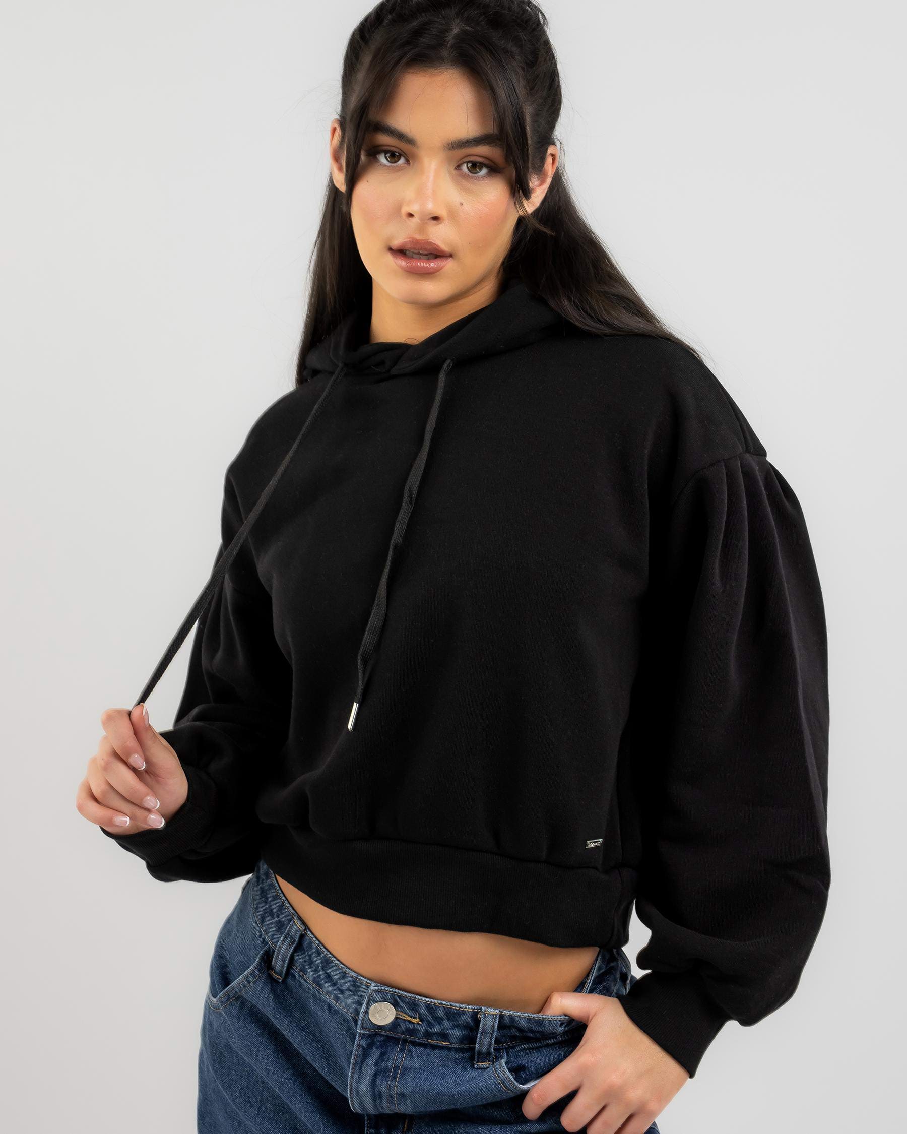 Ava And Ever Alba Hoodie In Black - Fast Shipping & Easy Returns - City ...