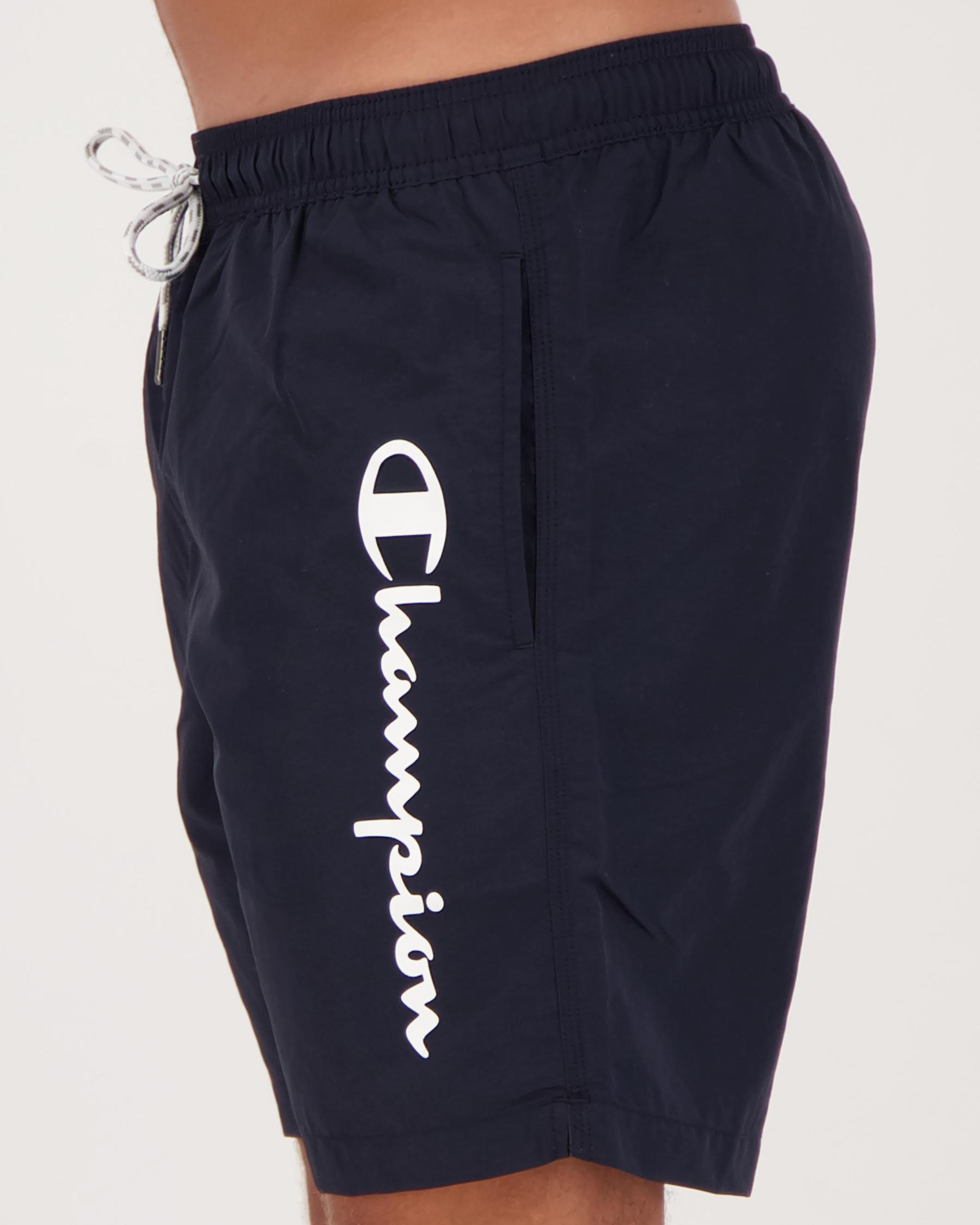 パンツ HIDE AND SEEK Cursive Logo Beach Short Champion Graphic Beach Short In Navy - FREE* Shipping & Easy