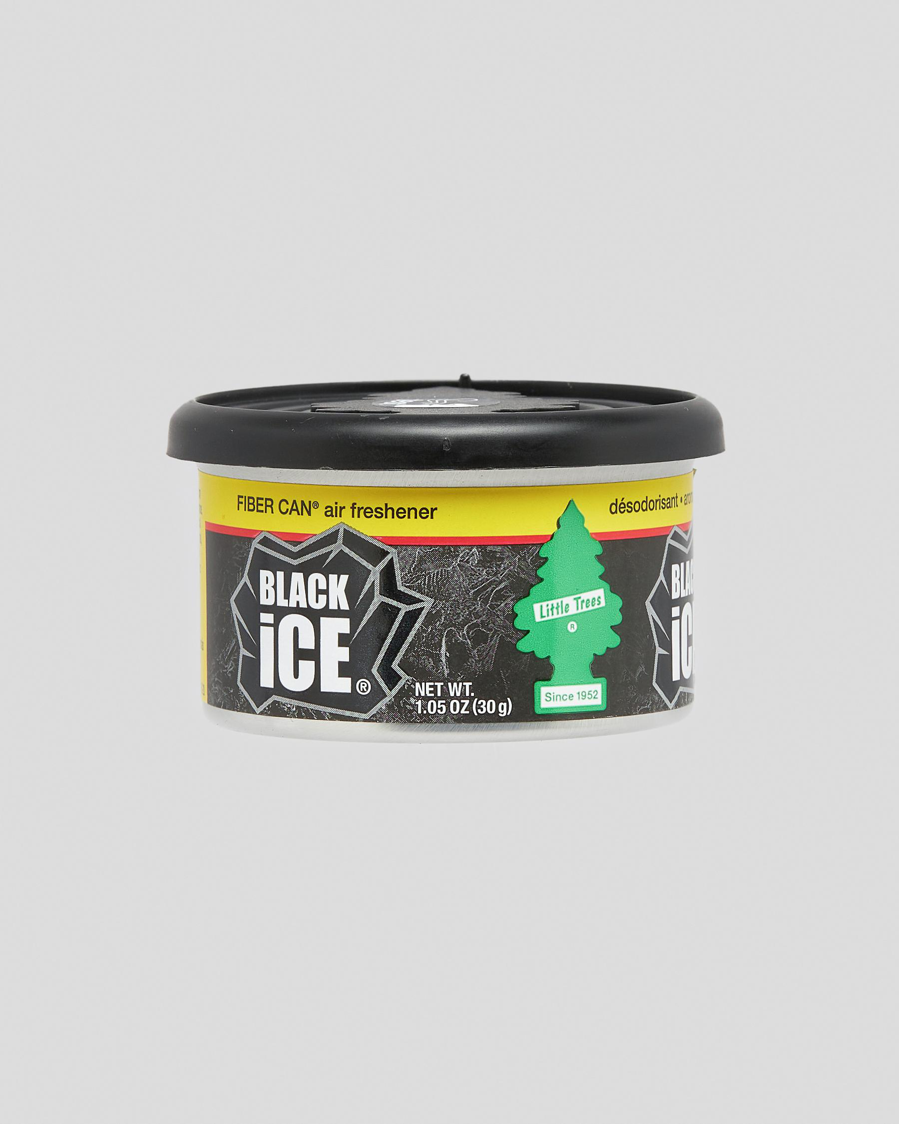 Shop Little Tree Black Ice Fiber Can Air Freshener In Black Fast
