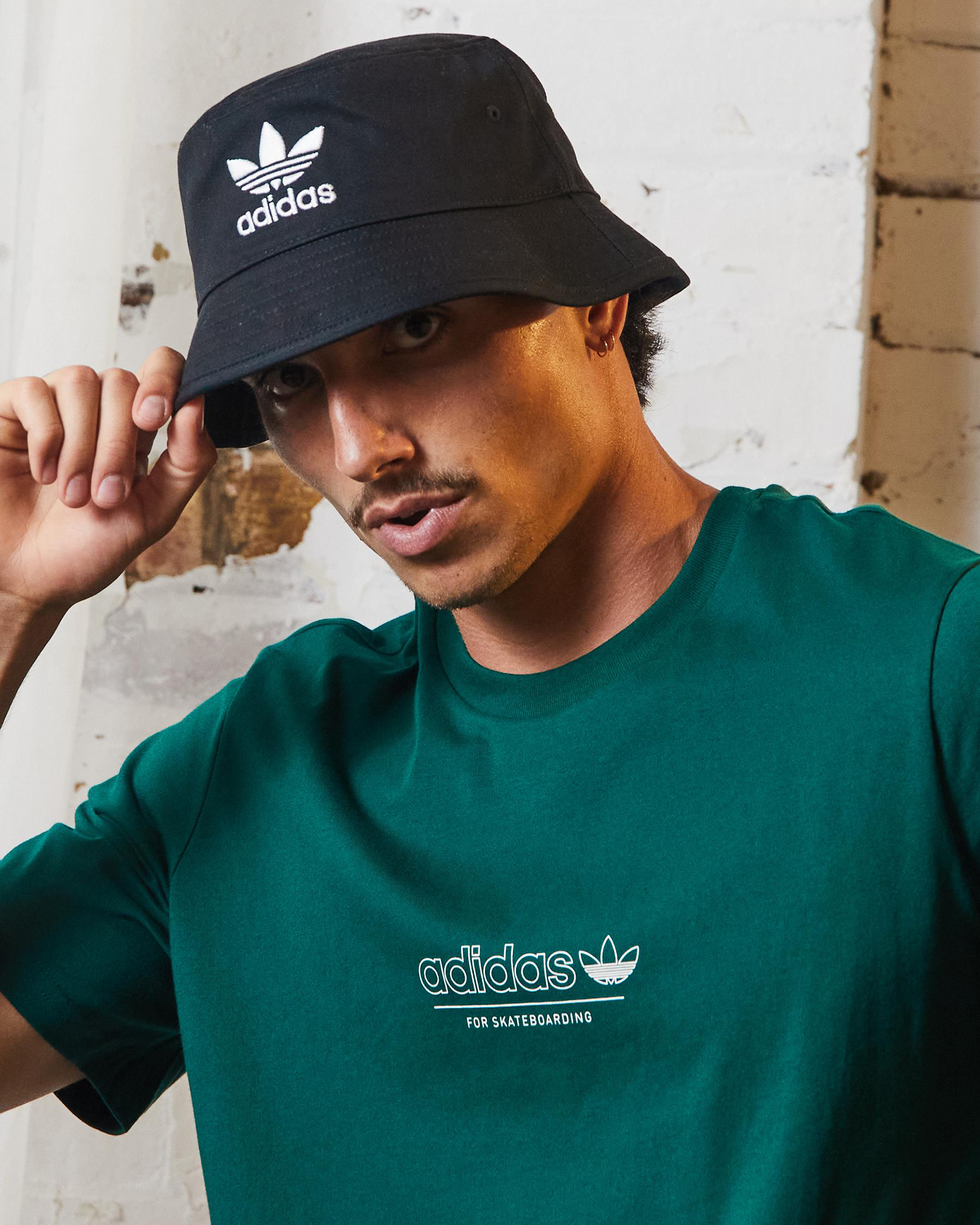 Adidas Bucket Hat In Black/white Fast Shipping & Easy Returns City