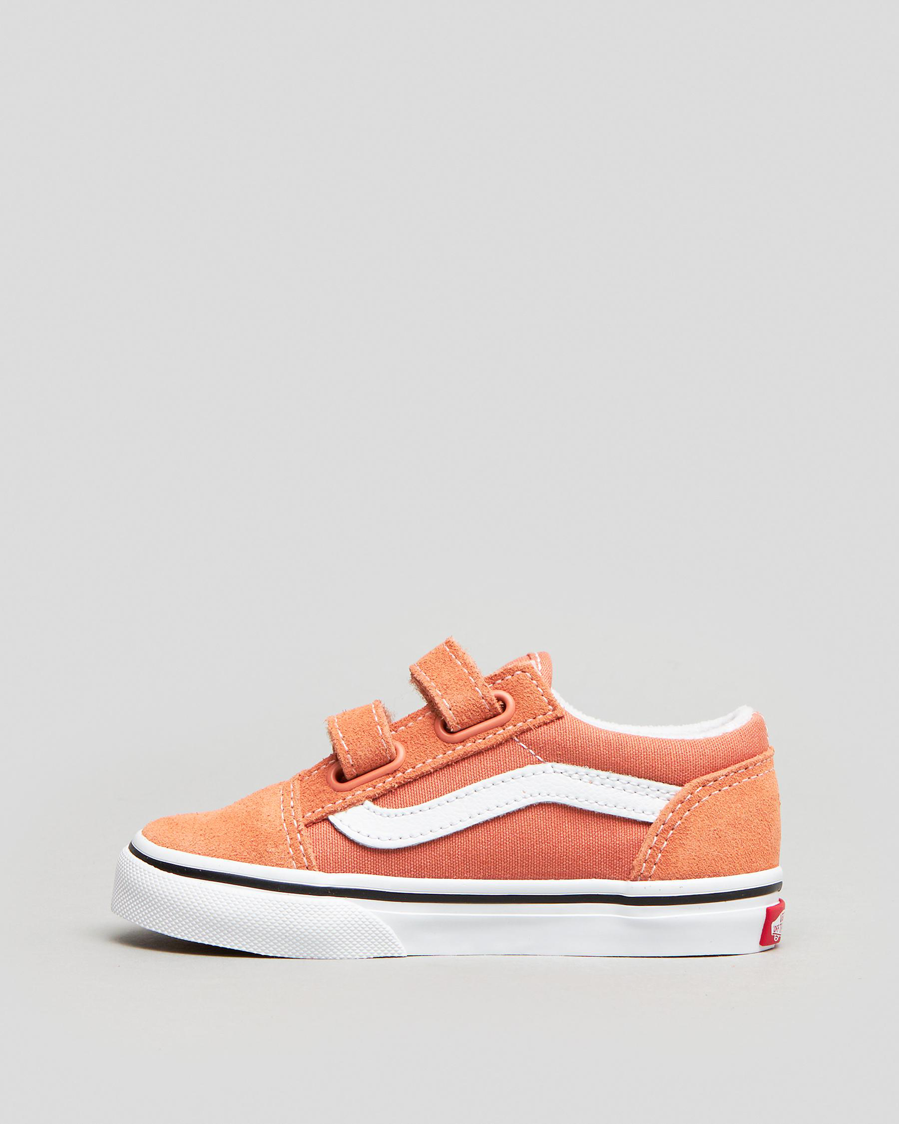 Vans Toddlers' Old Skool V Shoes In Colour Theory Sun Baked - Fast ...