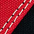 Black/red/white
