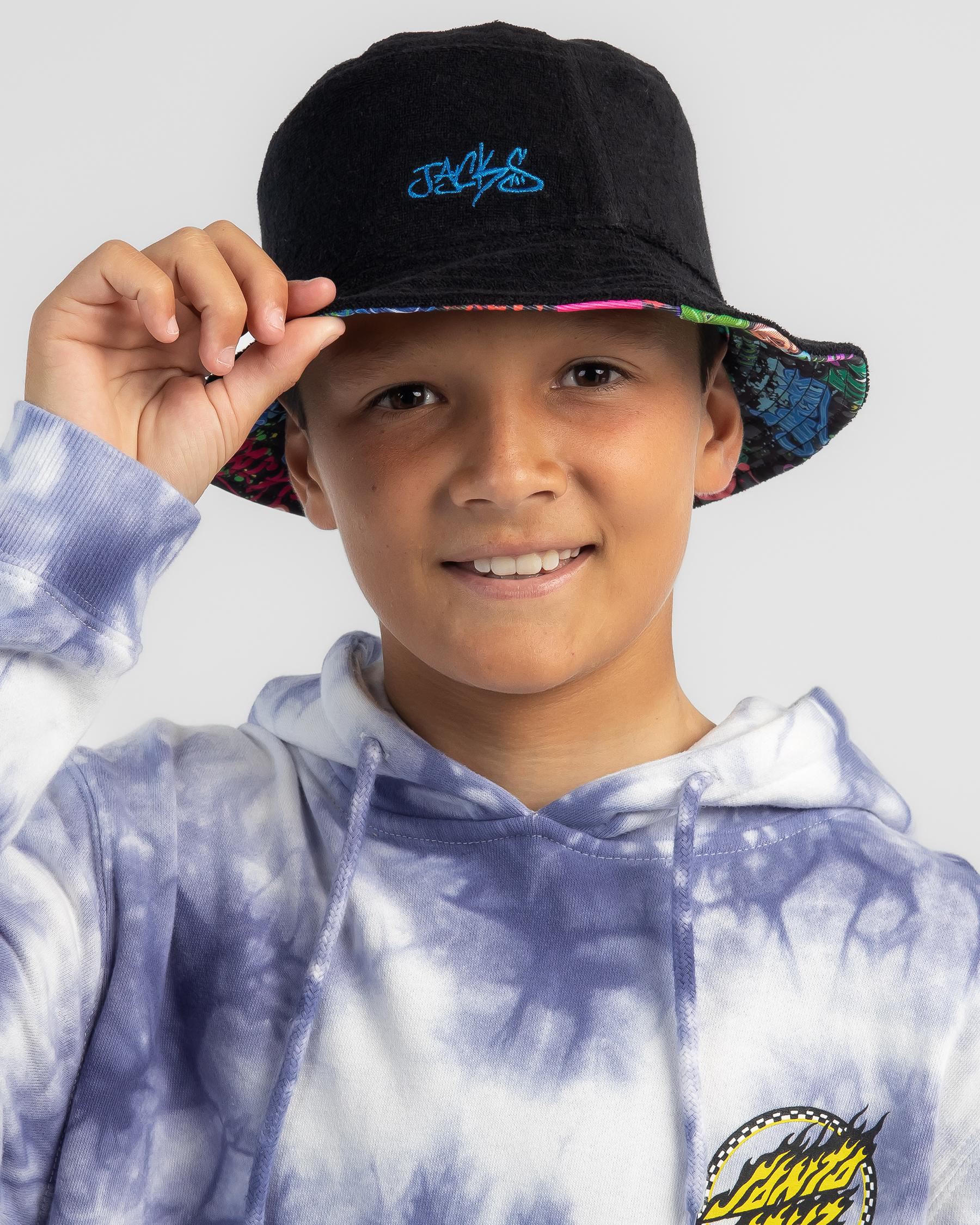 Jacks Toddlers' Metro Bucket Hat In Black City Beach New Zealand