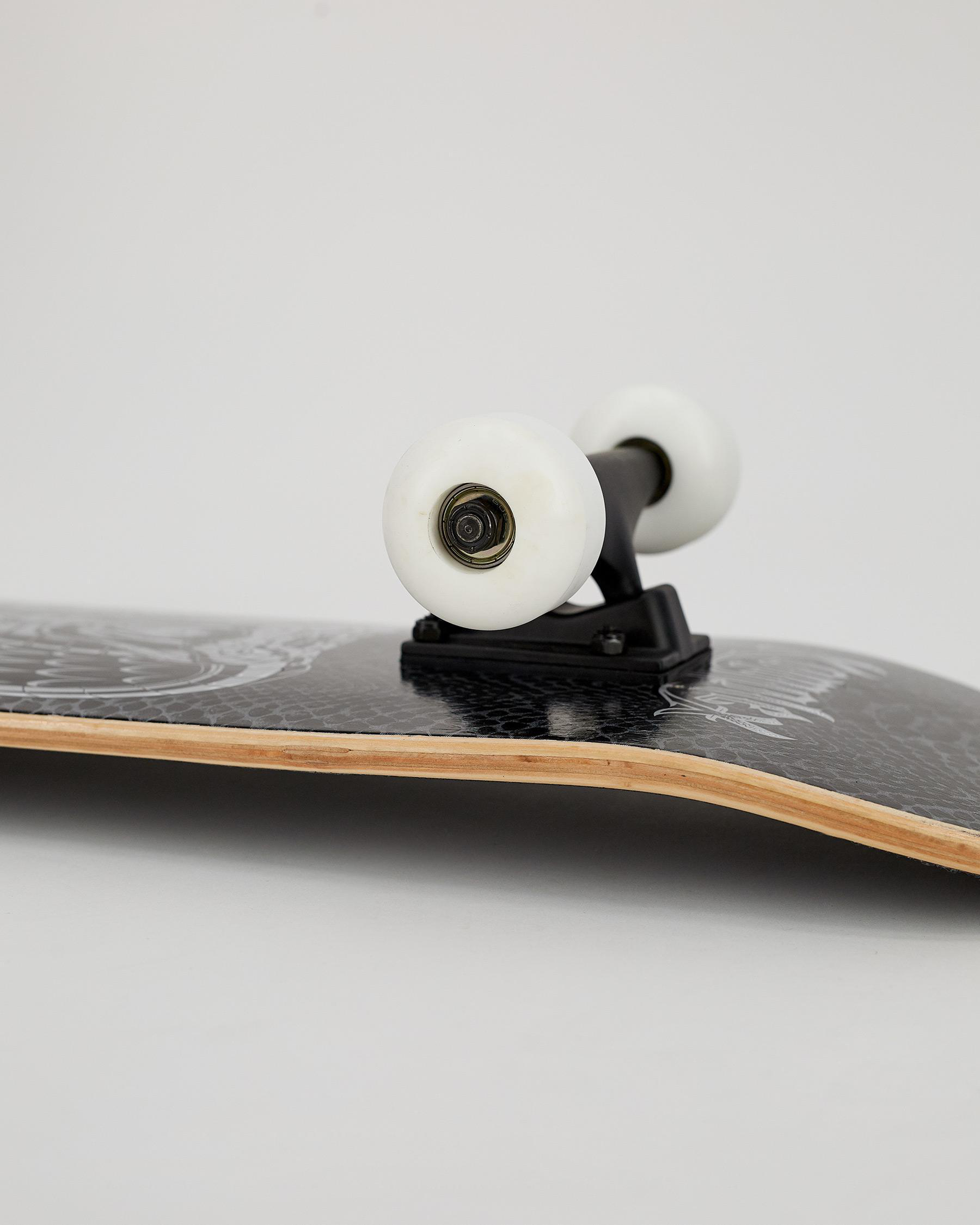 Shop Komplex Charmed Silver Skate Complete Skateboard In Multi Fast