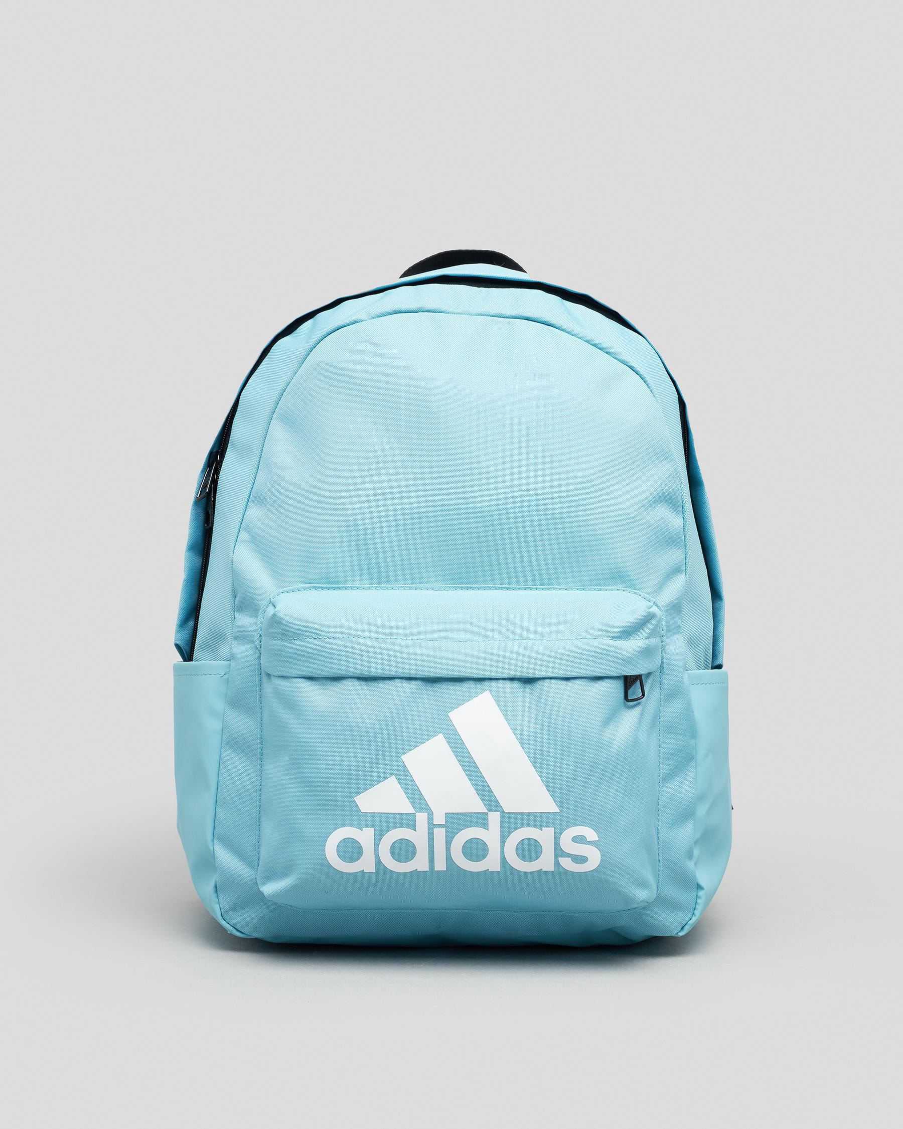 Adidas Classic BOS Backpack In Preloved Blue/white - Fast Shipping ...