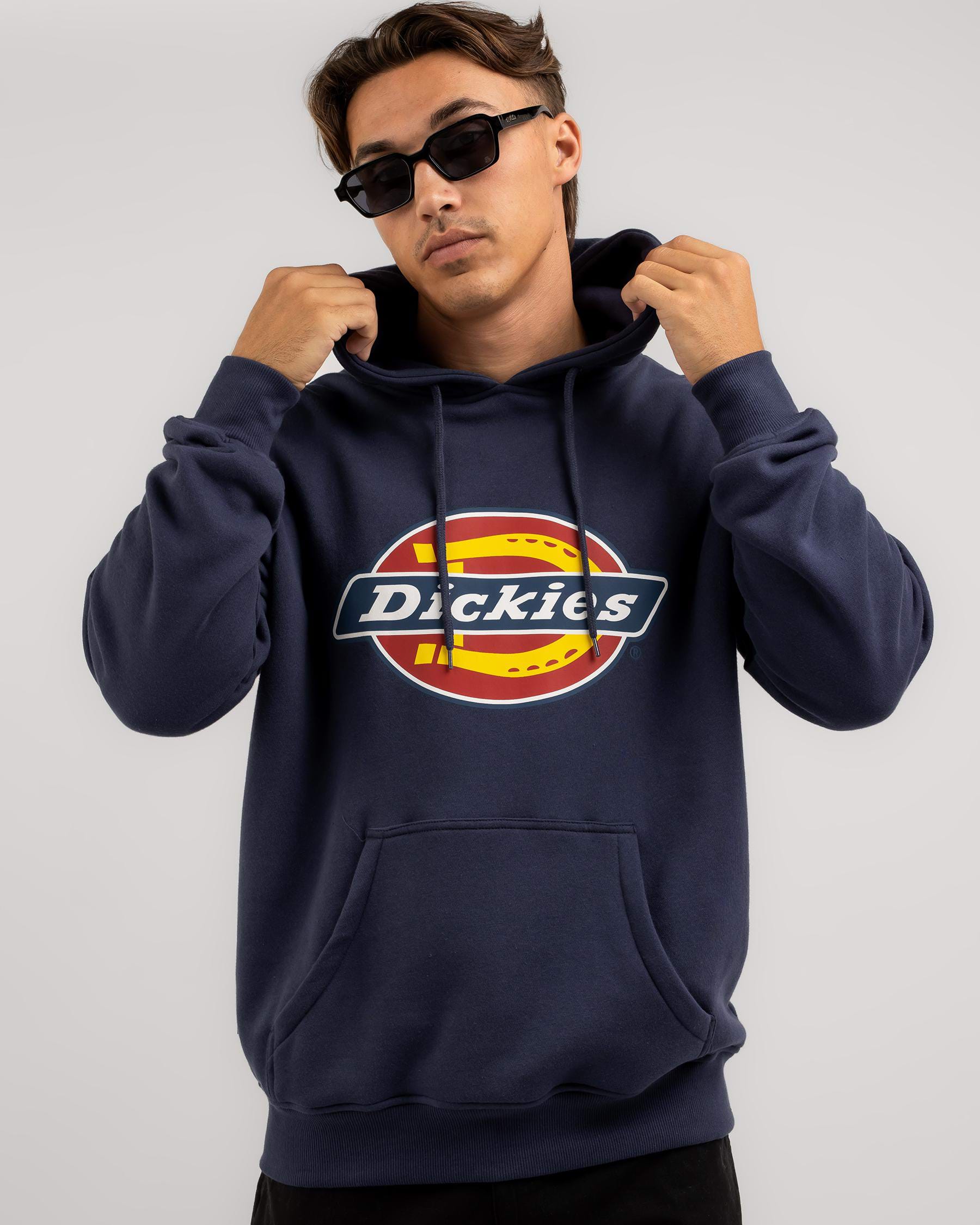 Dickies Classic Logo Hoodie In Navy - Fast Shipping & Easy Returns ...