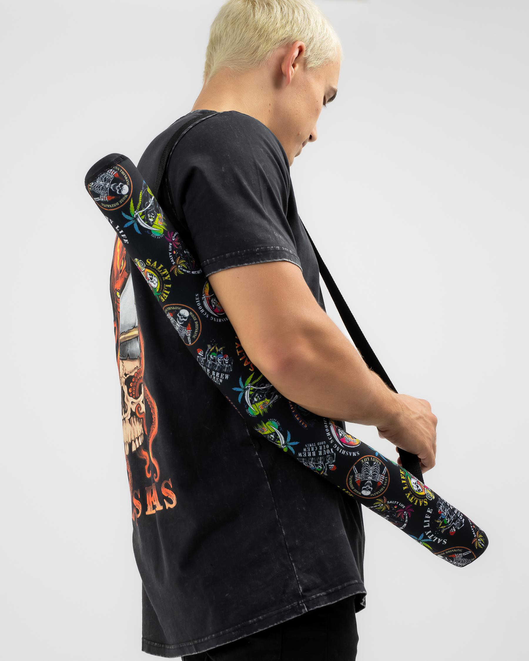 Salty Life Classics Beer Sling In Black FREE* Shipping & Easy Returns