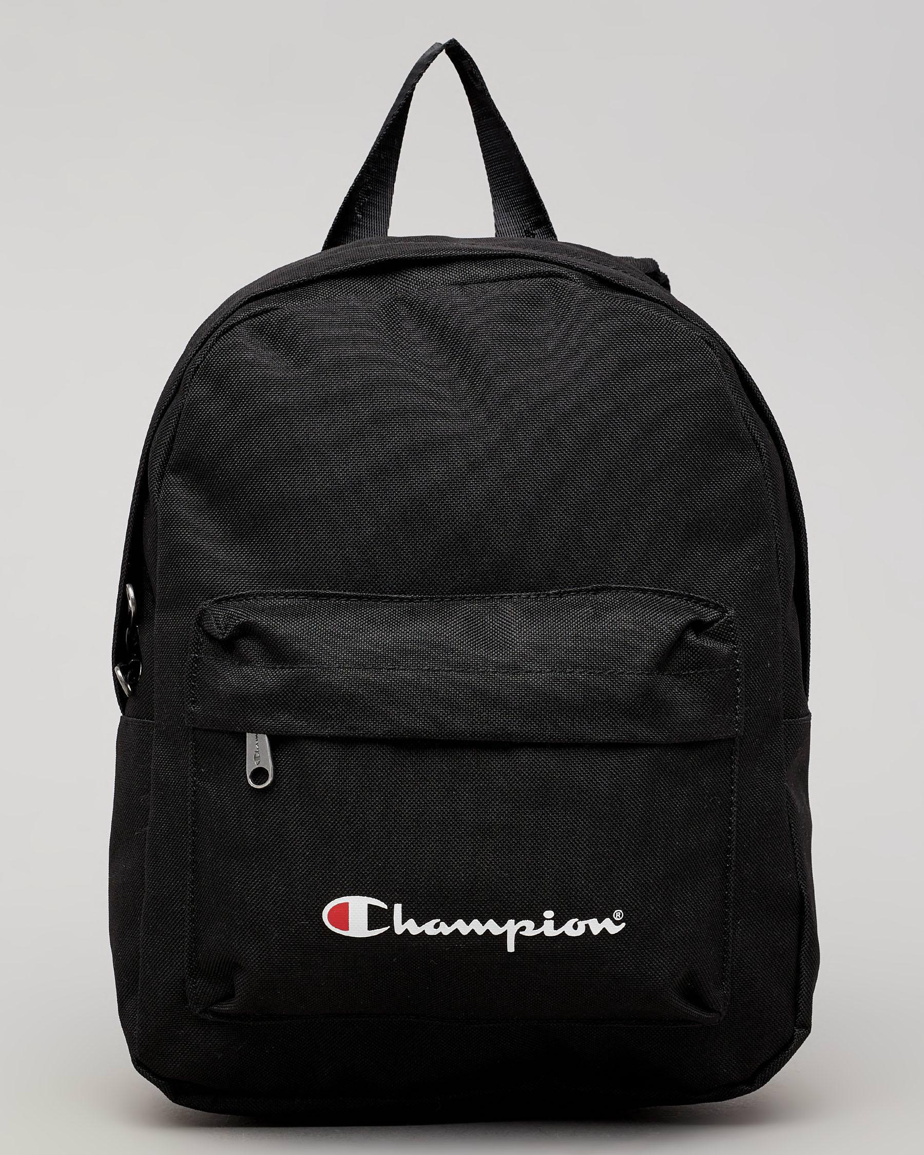 Shop Champion Champion Small Backpack In Black - Fast Shipping & Easy ...